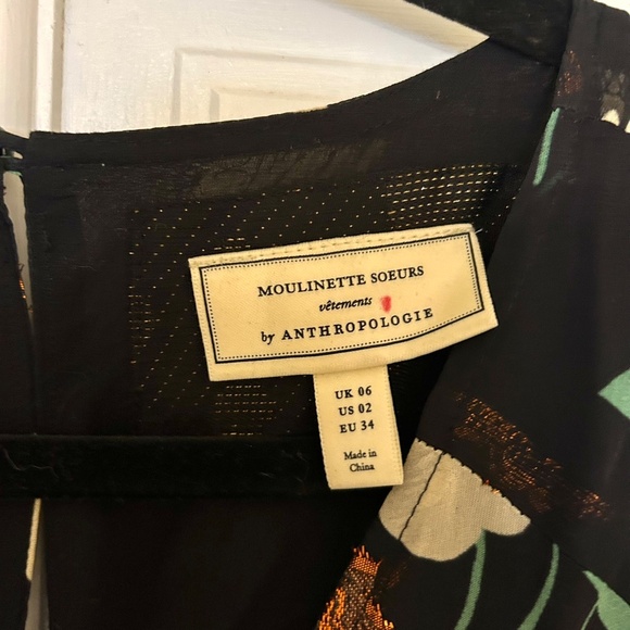 Anthropologie Moulinette Soeurs Ciao Bella Dress - Size 2 - Picture 2 of 7